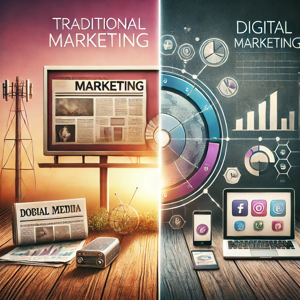 Traditional Marketing vs. Digital Marketing: Key Differences and Why It ...